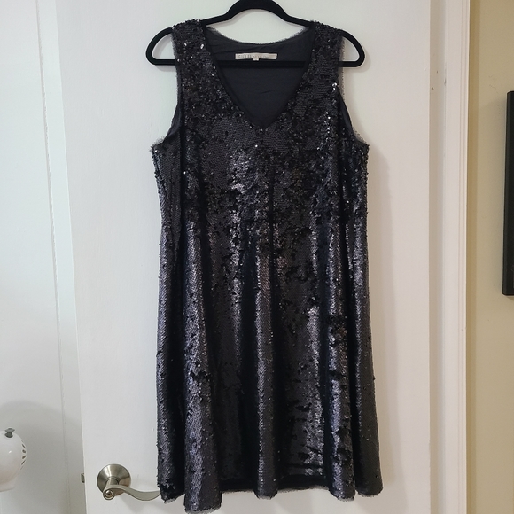 Rachel Roy Black Sequence Dress - Picture 8 of 9